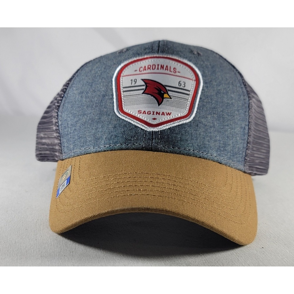 Saginaw Valley State Cardinals Adjustable Trucker Hat Strap Adjustable NWT OSFA